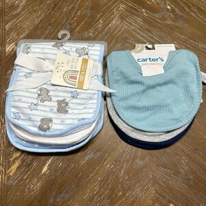Carter's Adorable Bear and Star Bib Set